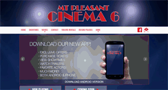 Desktop Screenshot of mtpleasantcinema6.com